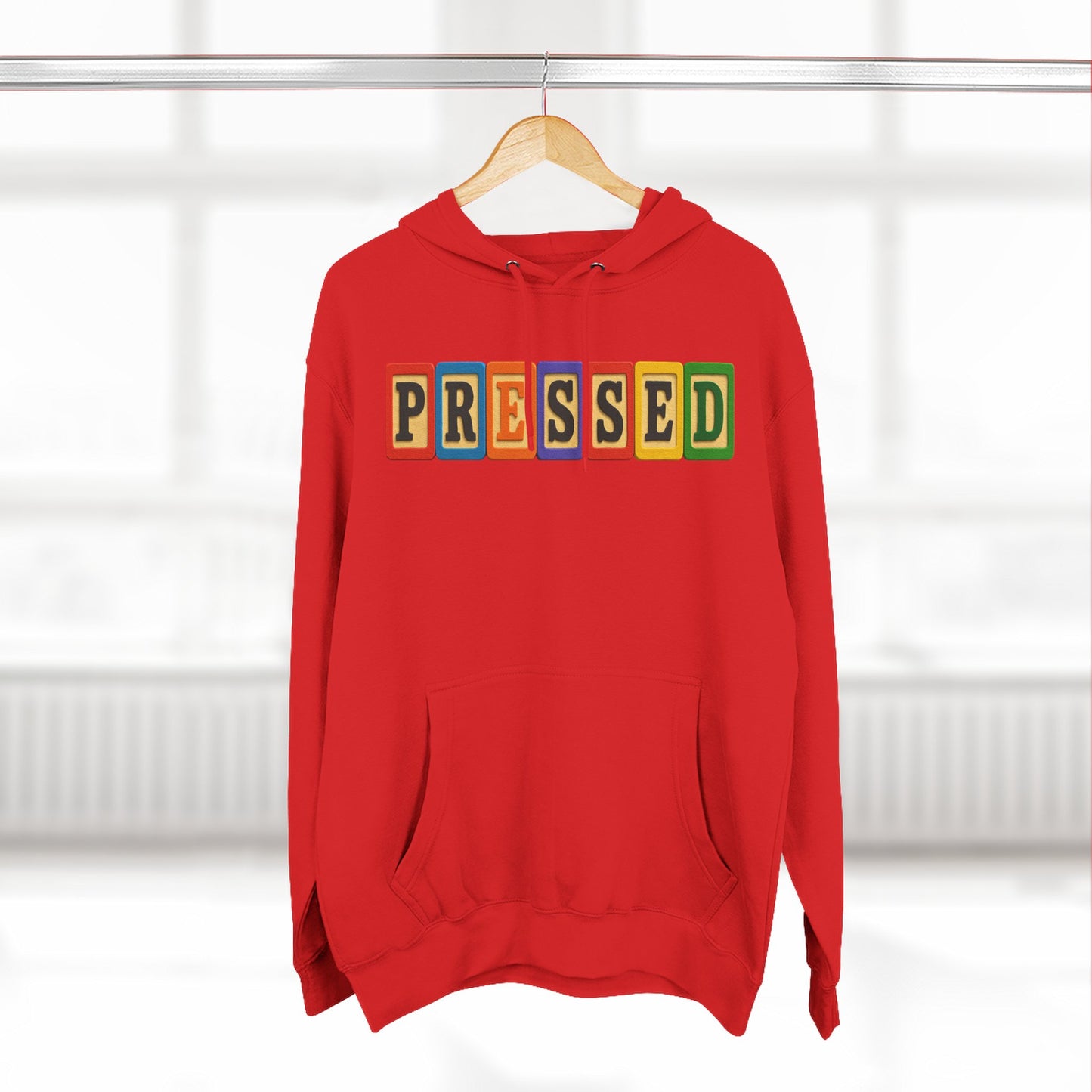 Blocked "Pressed" Hoodie