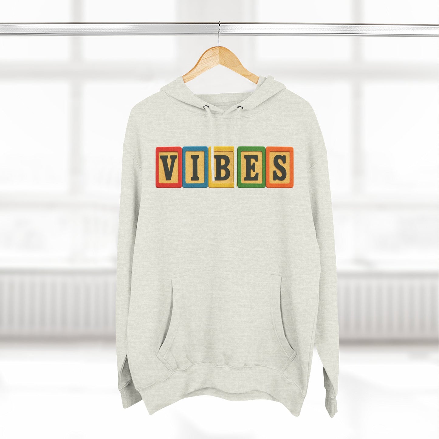 Blocked "VIBES" Hoodie