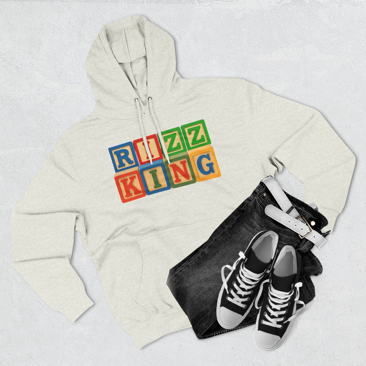 Blocked "Rizz King" Hoodie