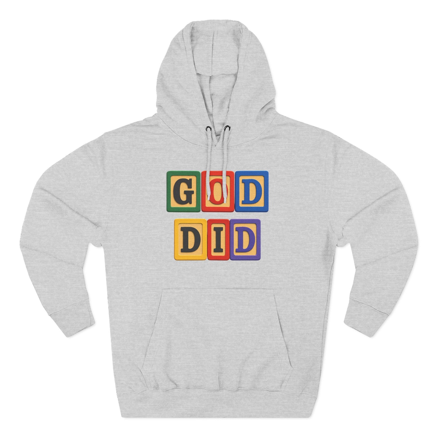 Blocked "God Did" Hoodie