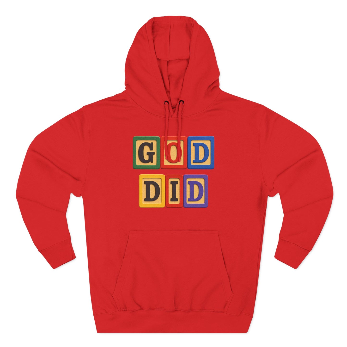 Blocked "God Did" Hoodie