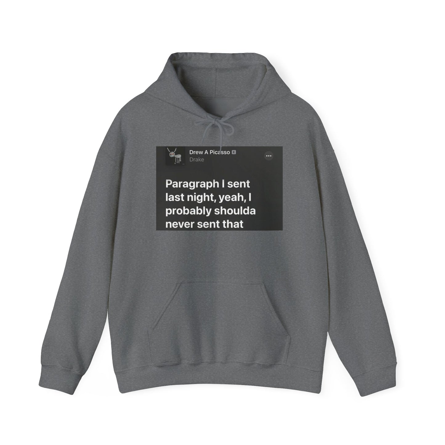 Blocked "Paragraph" Hoodie