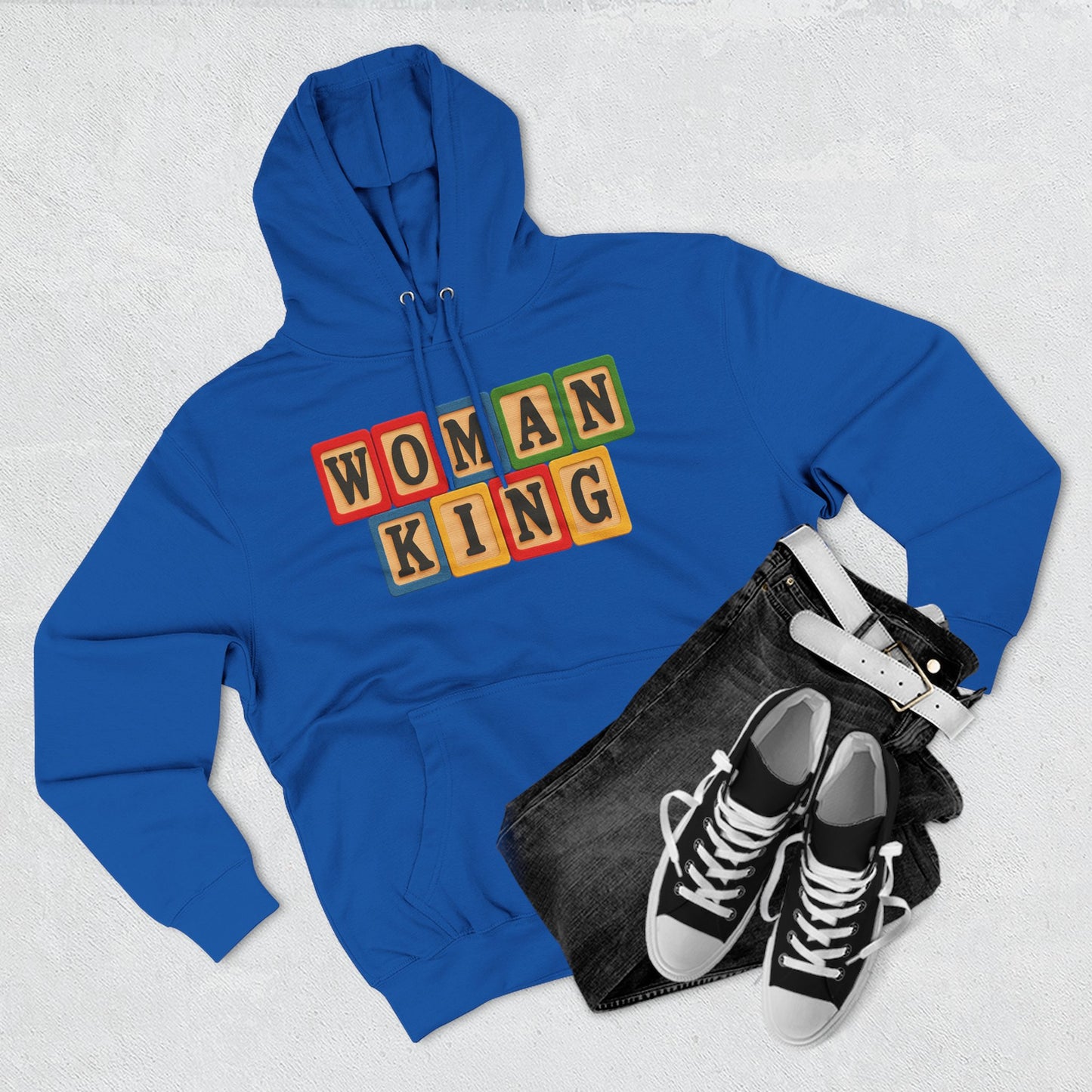 Blocked "Woman King" Hoodie