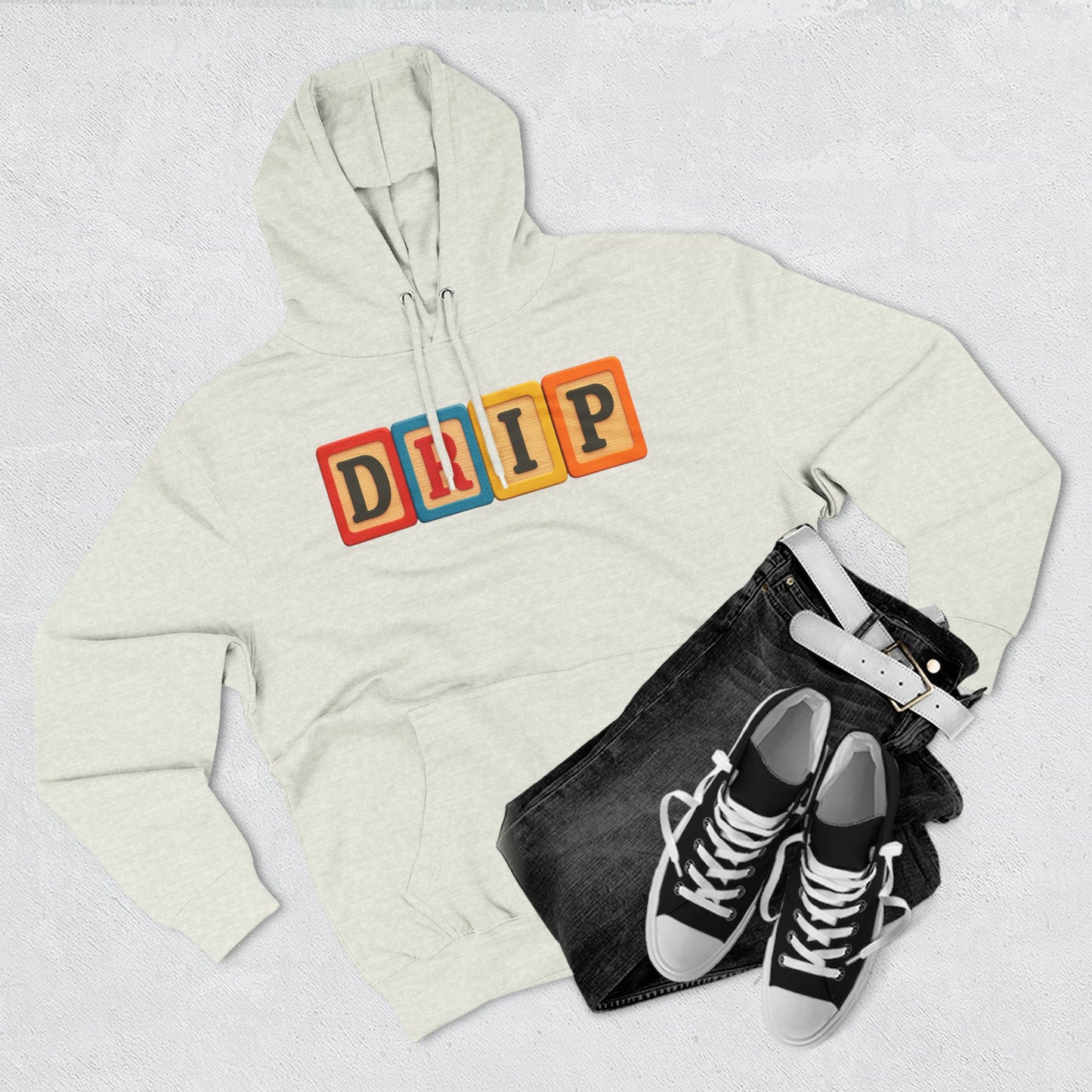 Blocked "DRIP" Hoodie