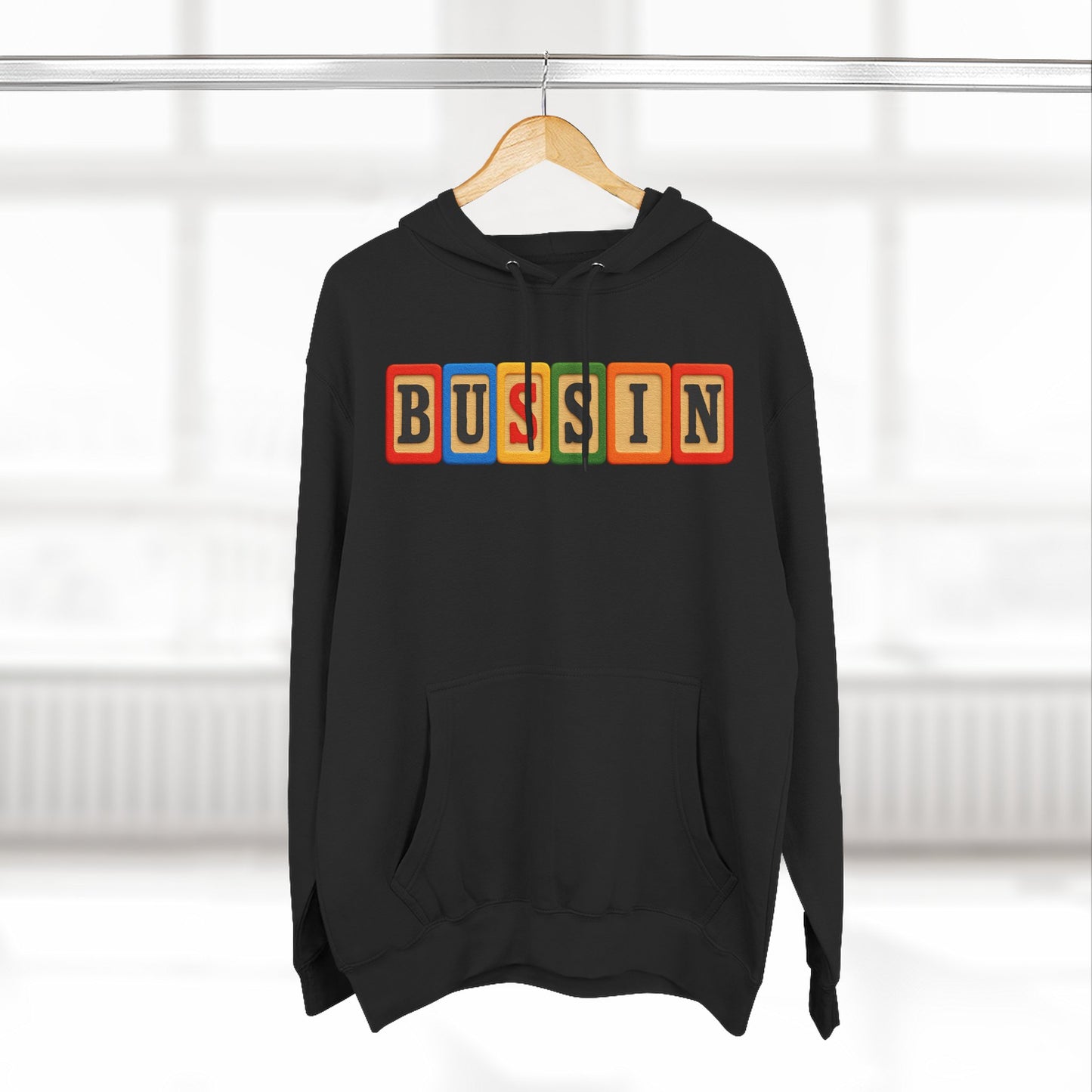 Blocked "Bussin" Hoodie