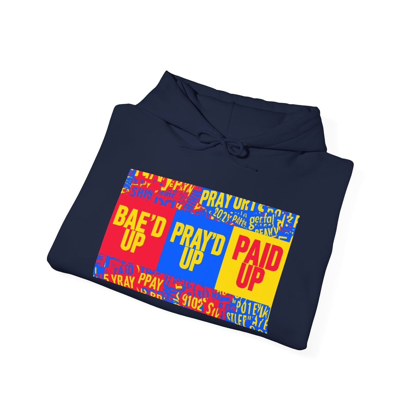 Blocked "Bae'd Up" Hoodie