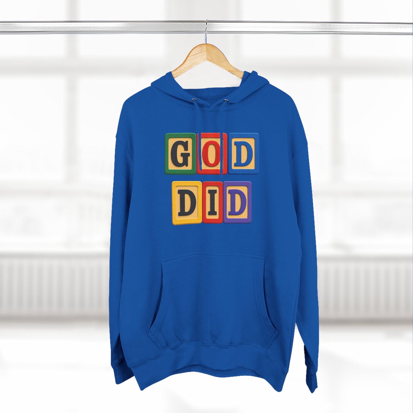 Blocked "God Did" Hoodie