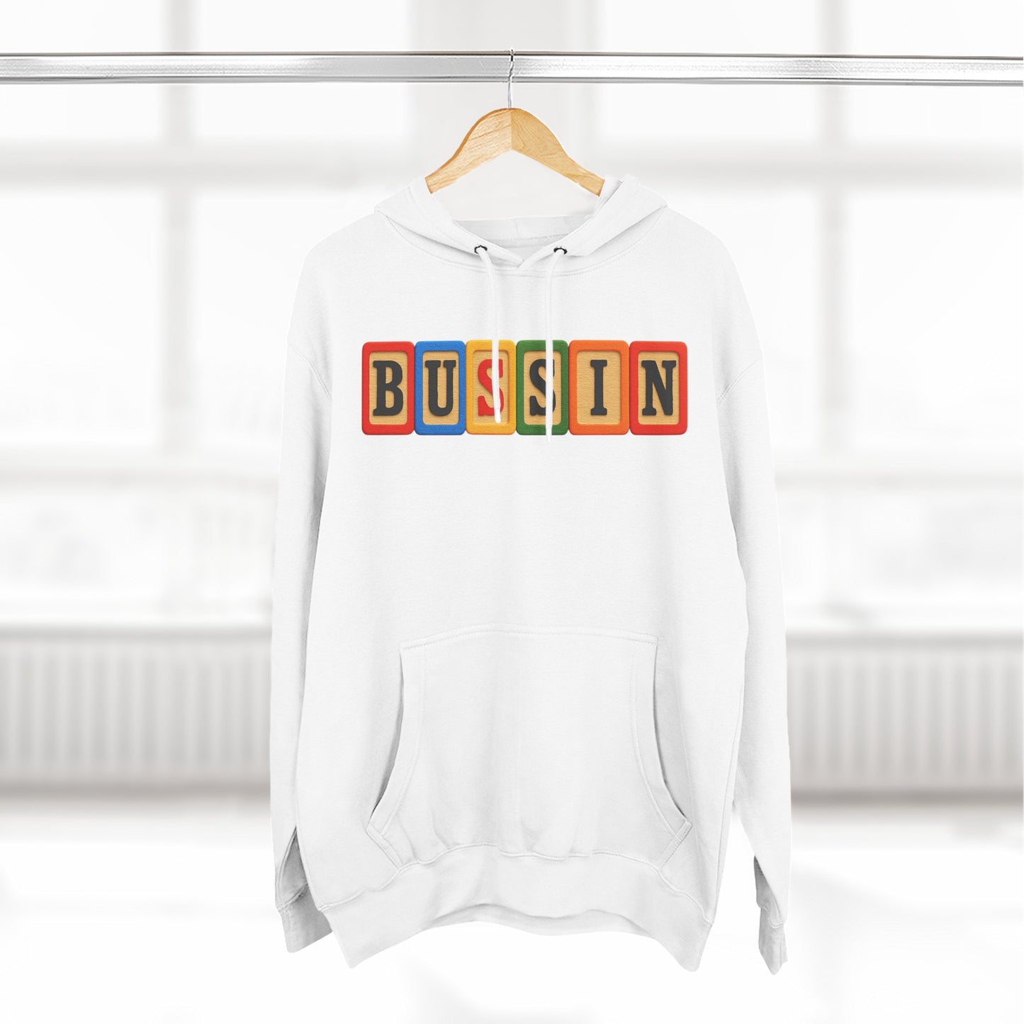Blocked "Bussin" Hoodie
