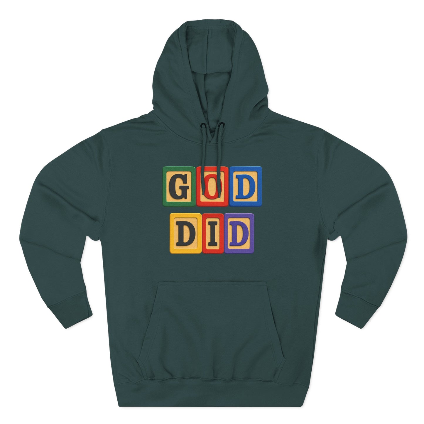 Blocked "God Did" Hoodie