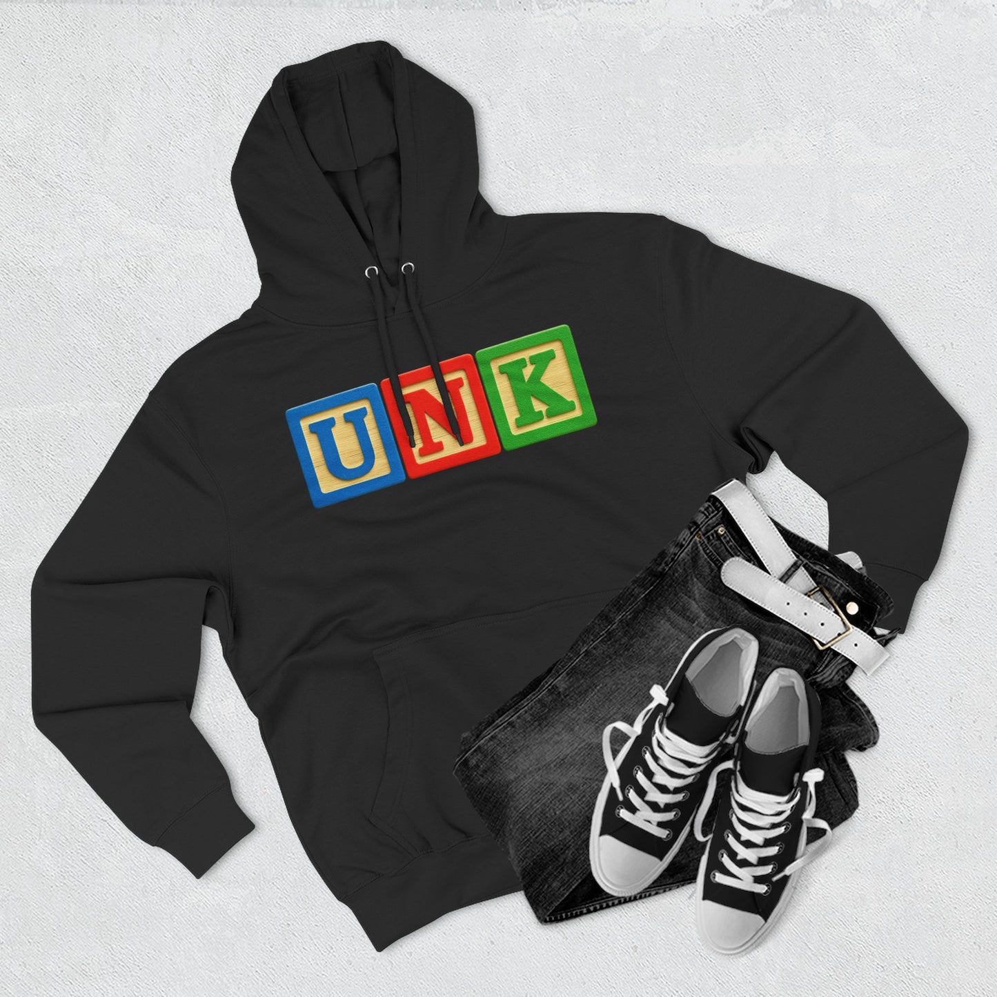 Blocked "Unk" Hoodie