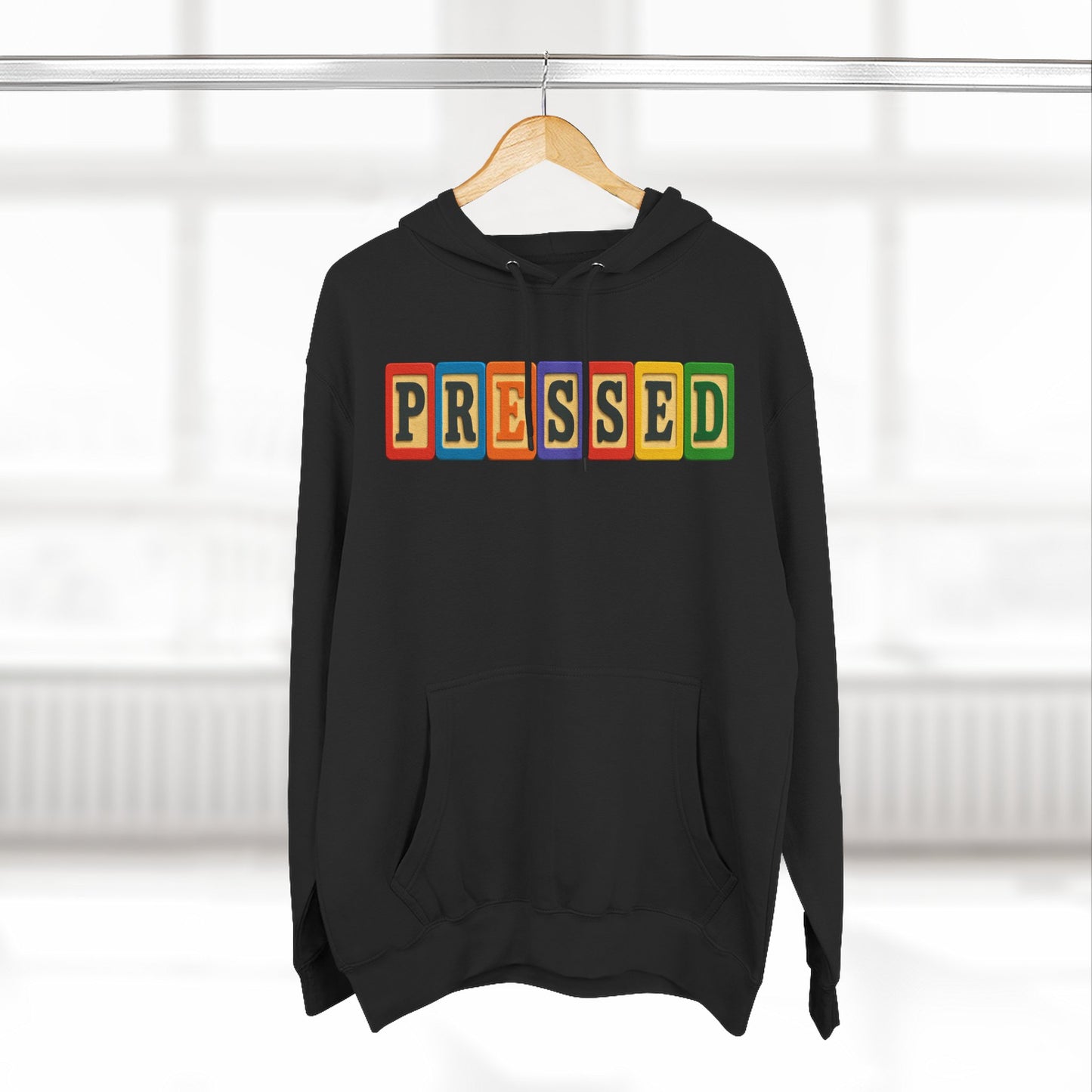 Blocked "Pressed" Hoodie