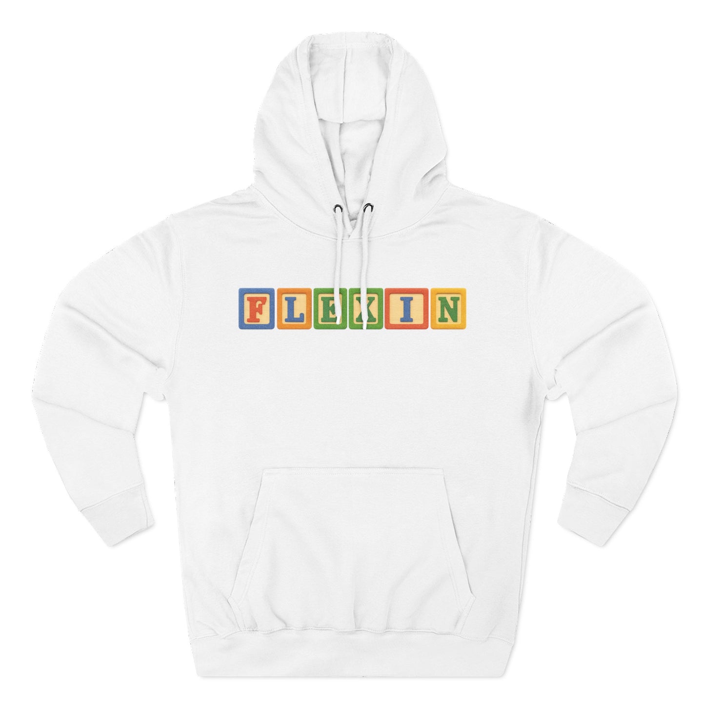 Blocked "Flexin" Hoodie