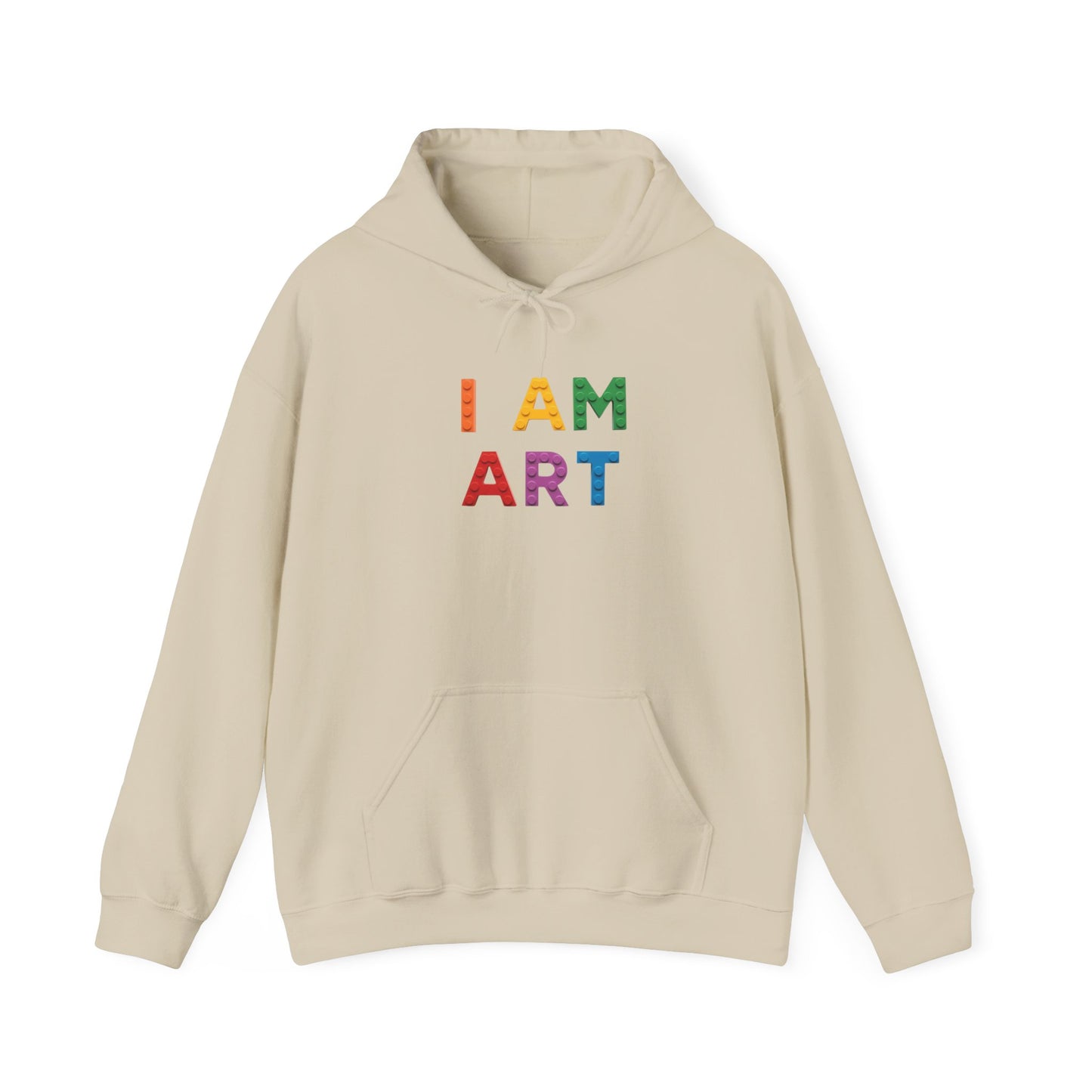 Blocked "I am Art" Hoodie