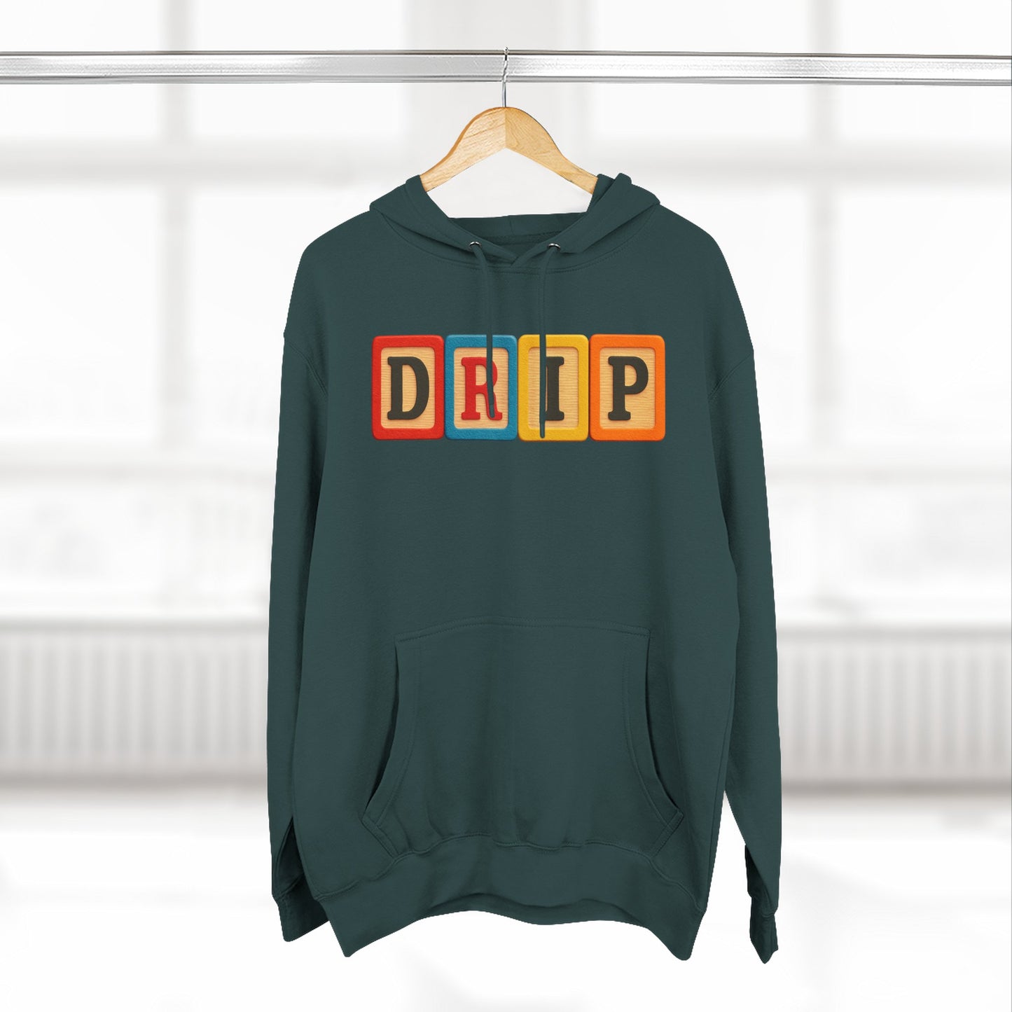 Blocked "DRIP" Hoodie