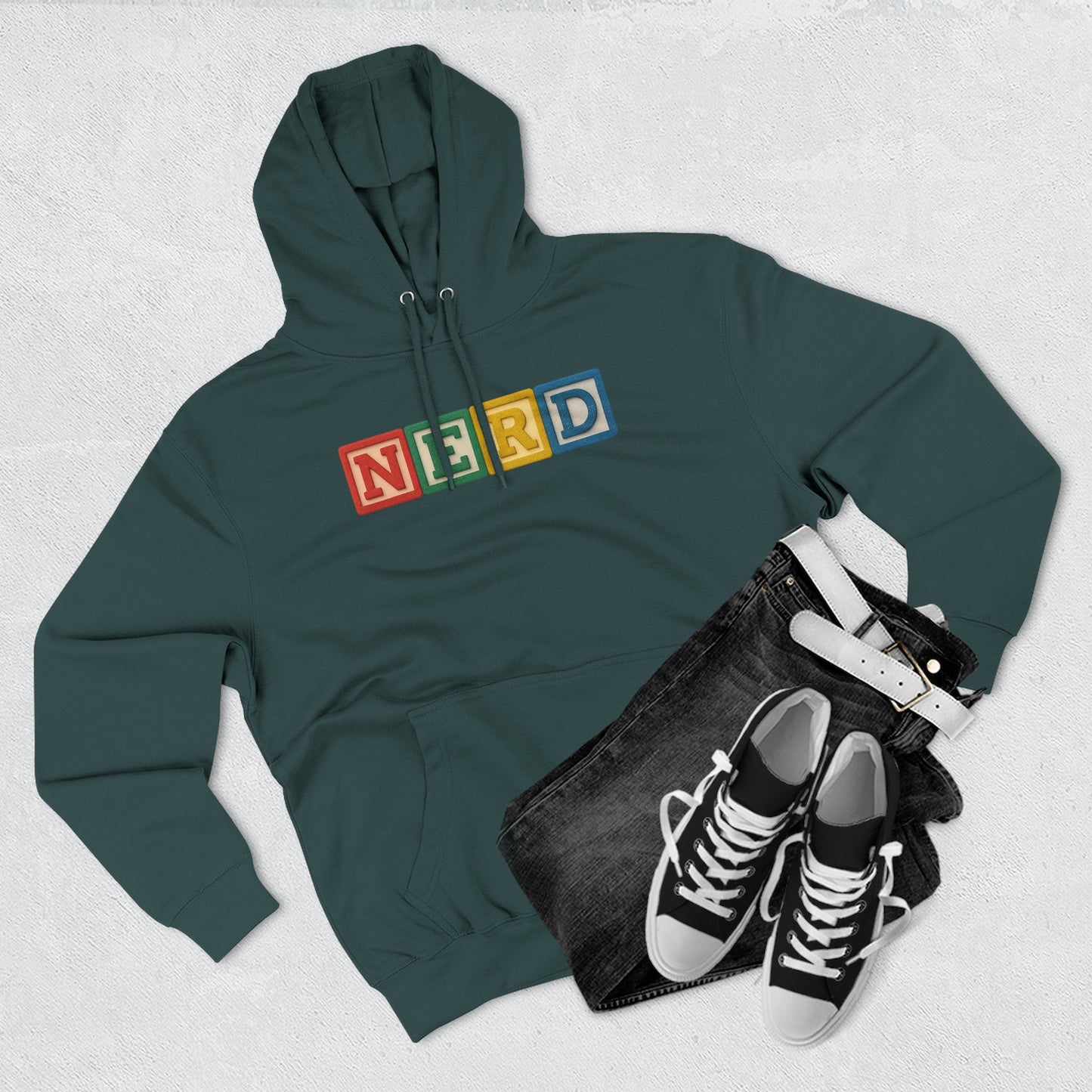 Blocked "NERD" Hoodie