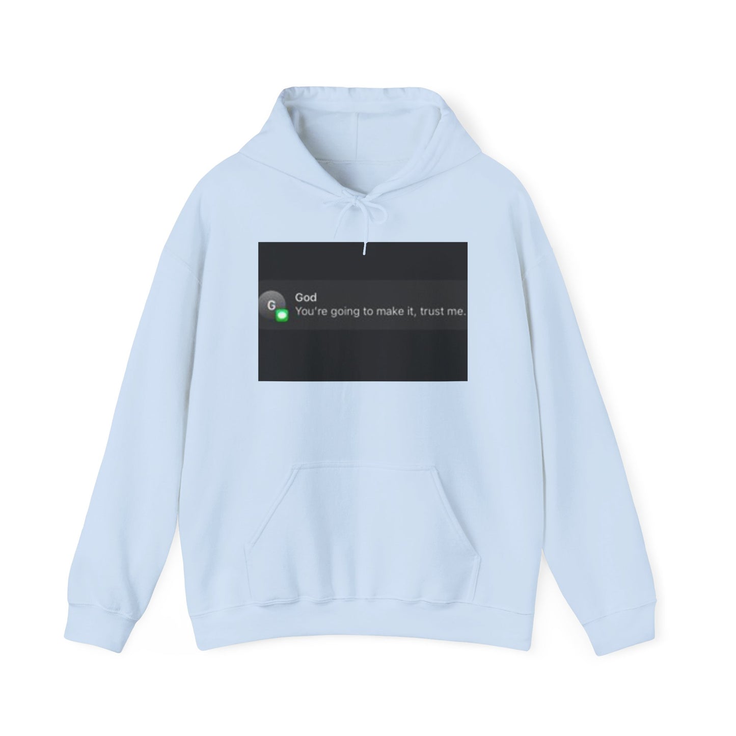 Blocked "God's Texting" Hoodie