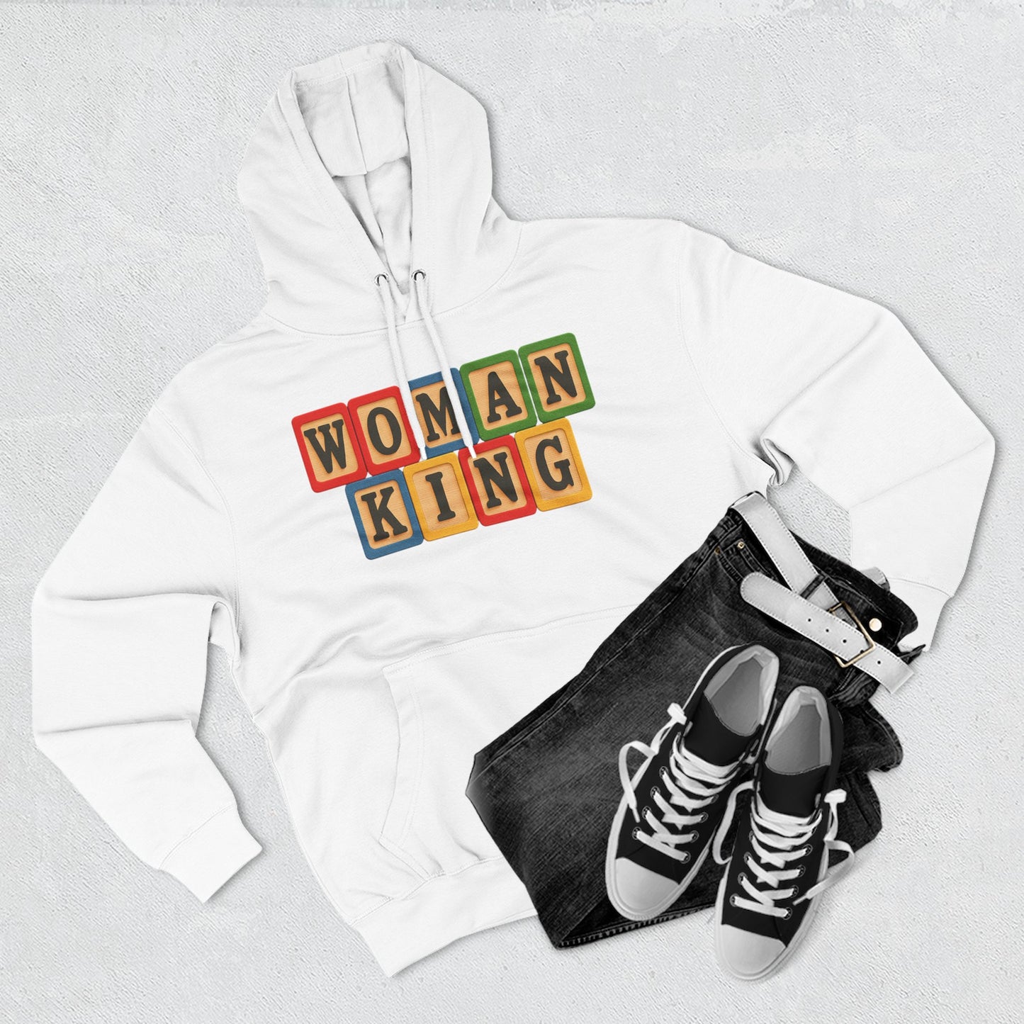 Blocked "Woman King" Hoodie
