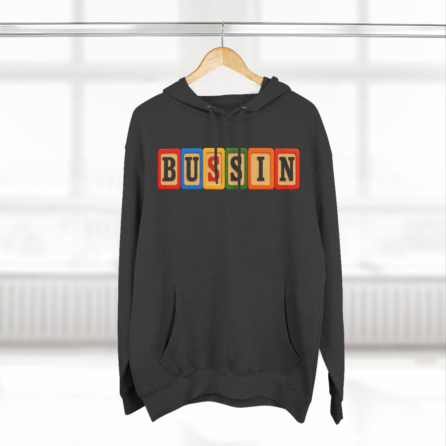 Blocked "Bussin" Hoodie