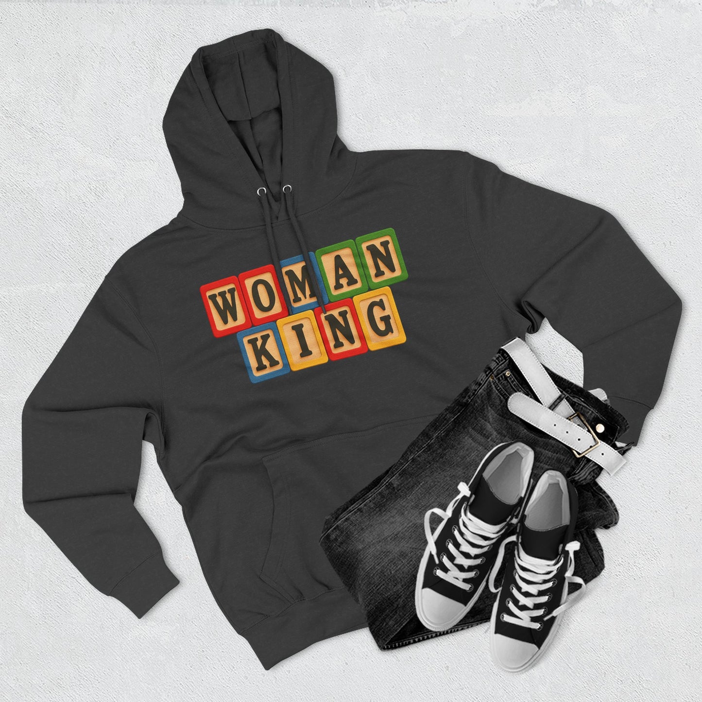 Blocked "Woman King" Hoodie