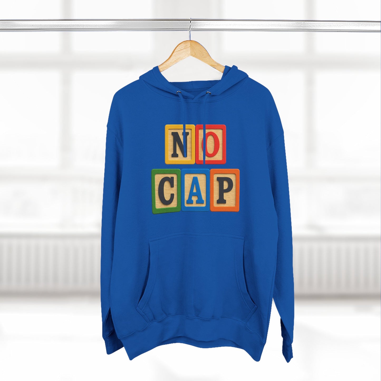 Blocked "No Cap" Hoodie