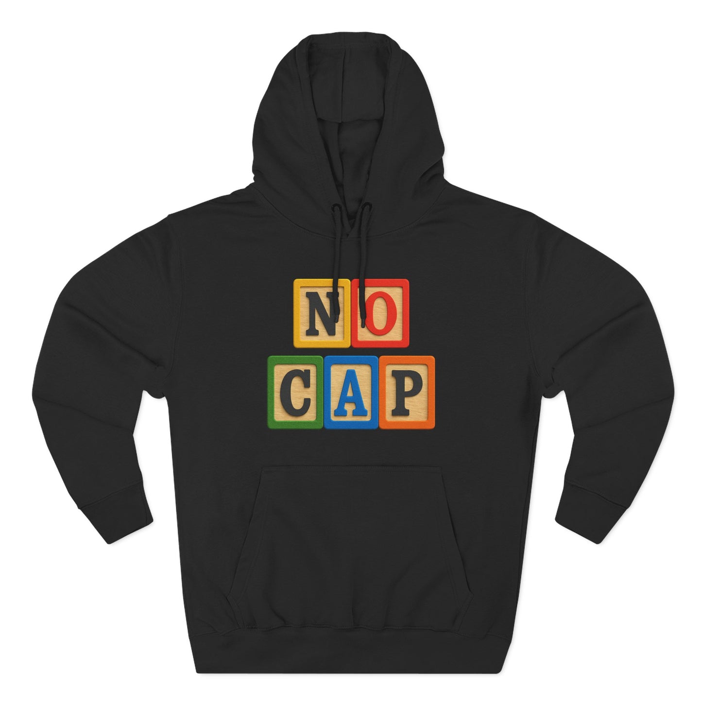Blocked "No Cap" Hoodie