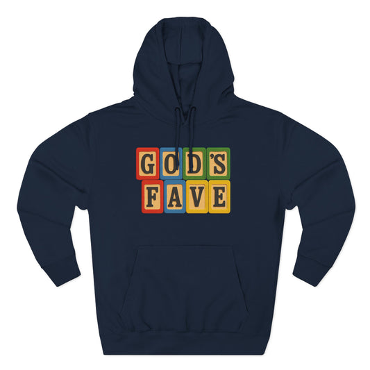 Blocked "God's Fave" Hoodie