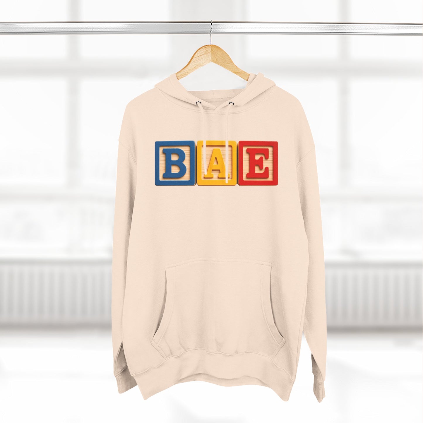 Blocked "BAE" Hoodie
