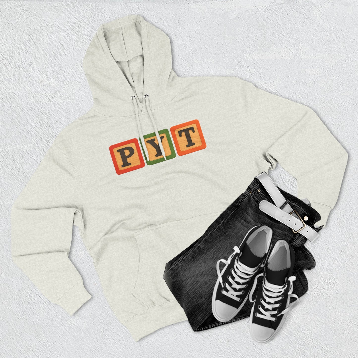 Blocked "PYT" Hoodie