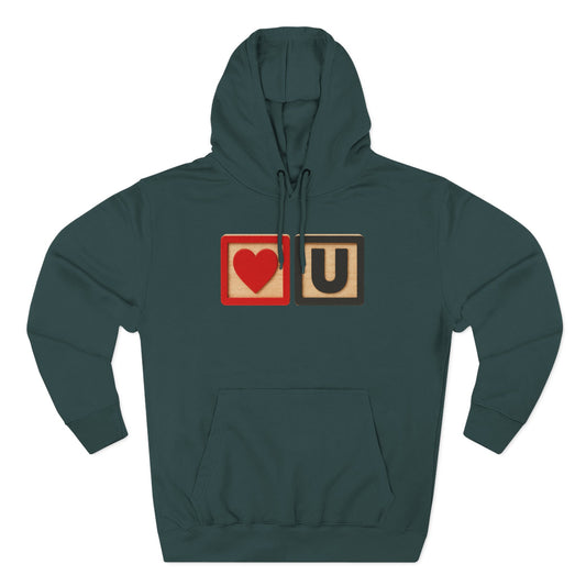 Blocked "Love You" Hoodie