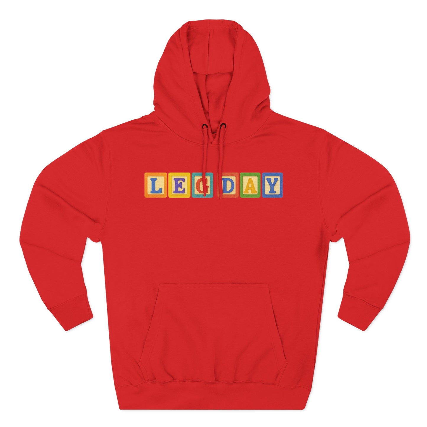 Blocked "Leg Day" Hoodie