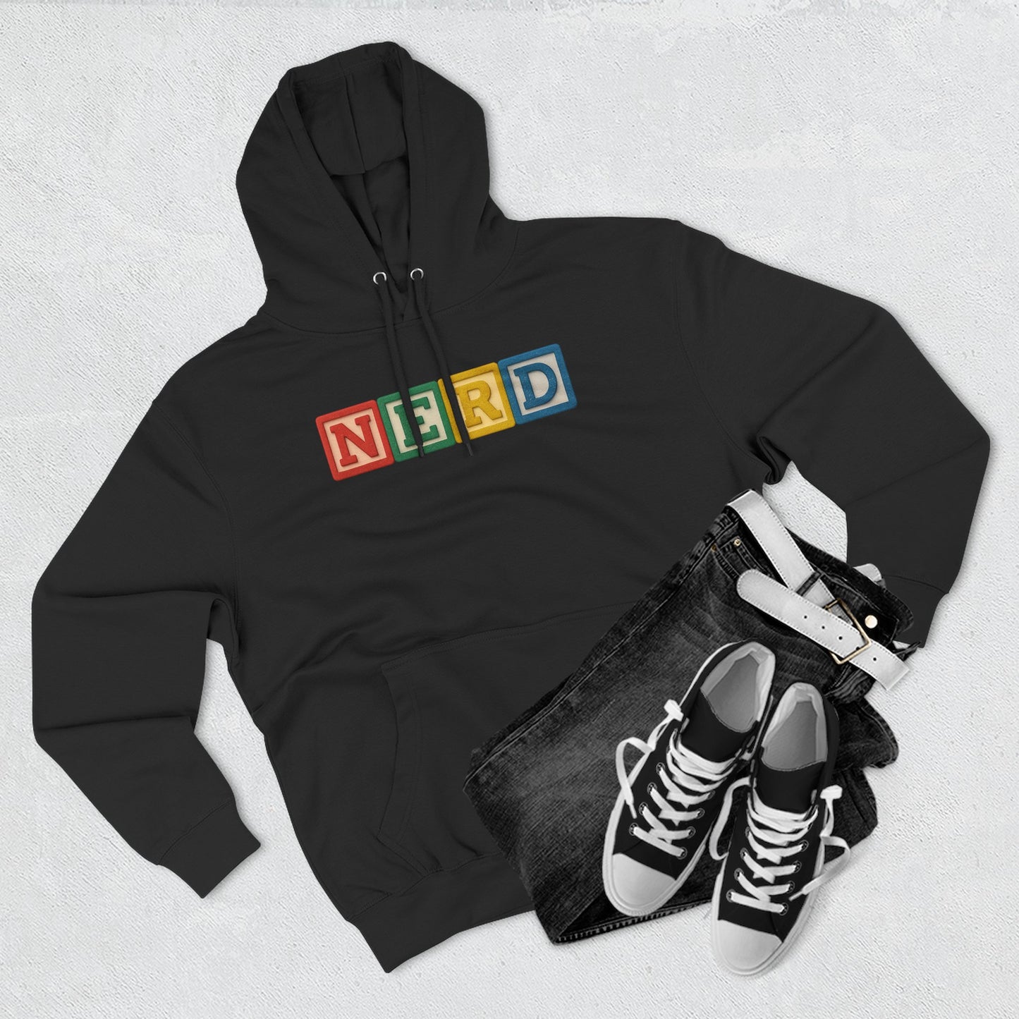 Blocked "NERD" Hoodie
