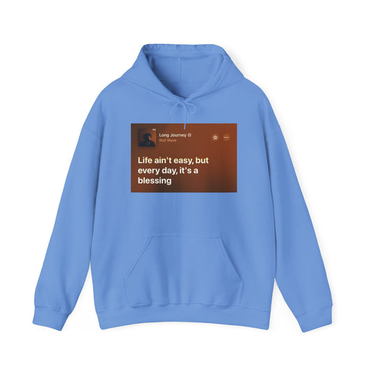 Blocked "Life" Hoodie