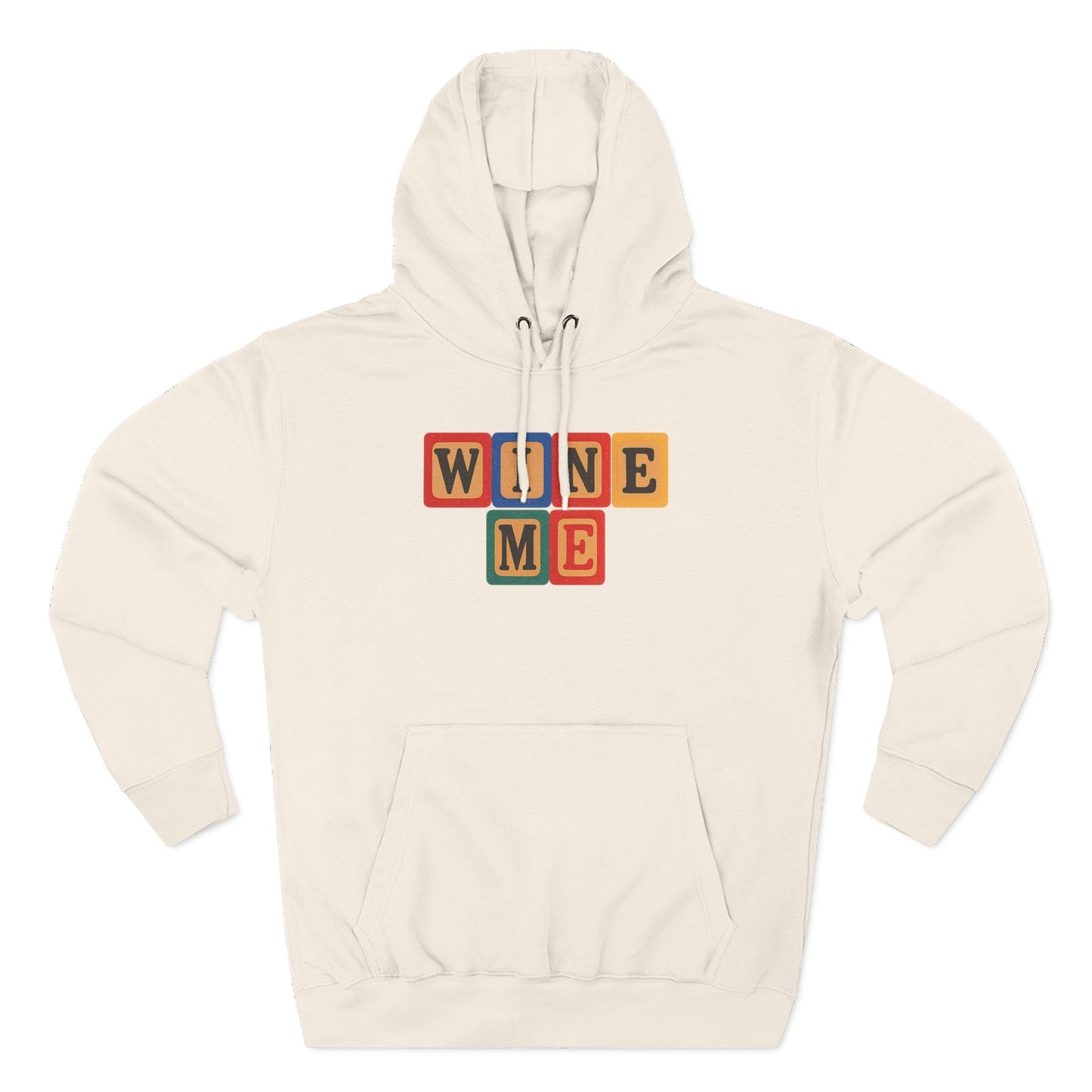 Blocked "Wine Me" Hoodie