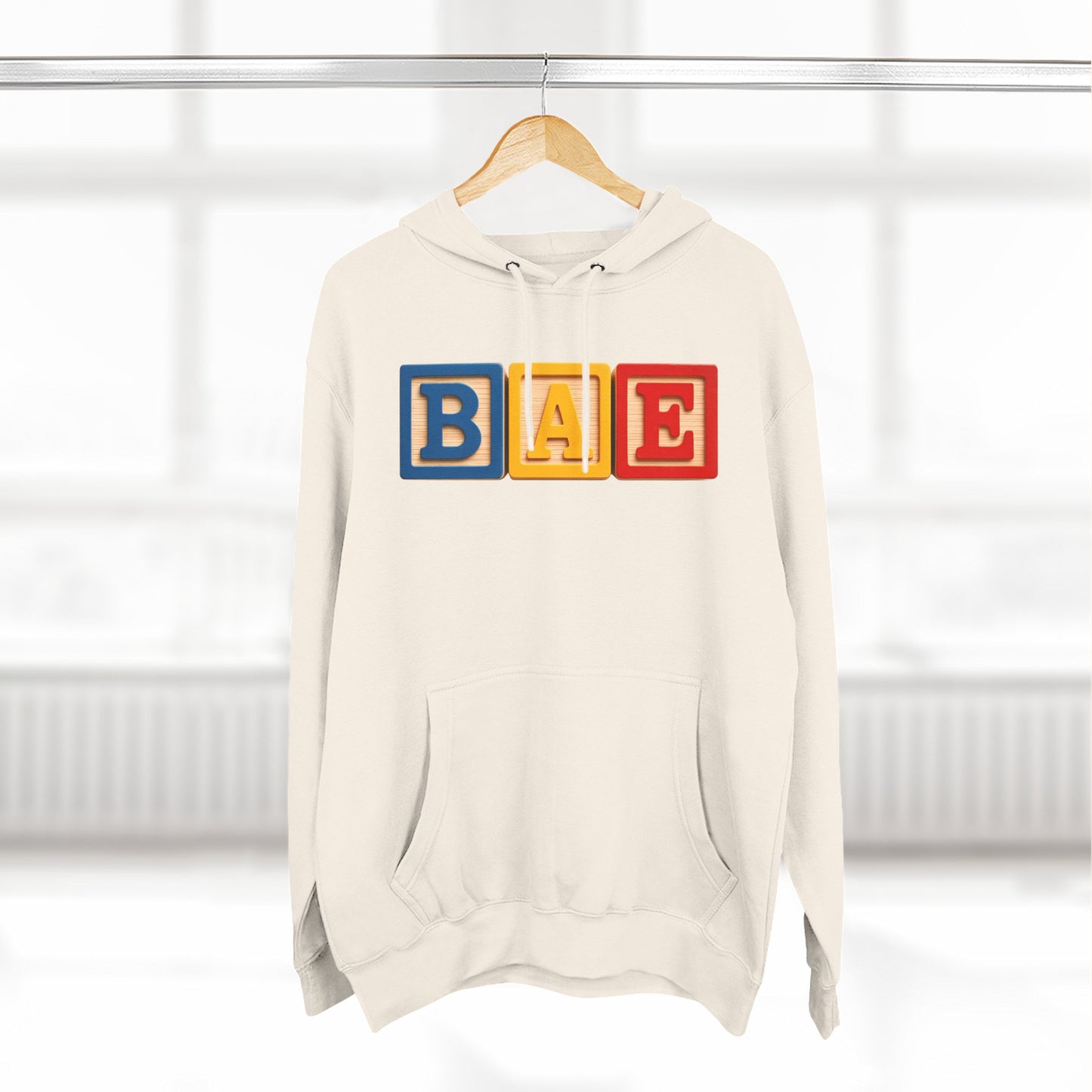 Blocked "BAE" Hoodie