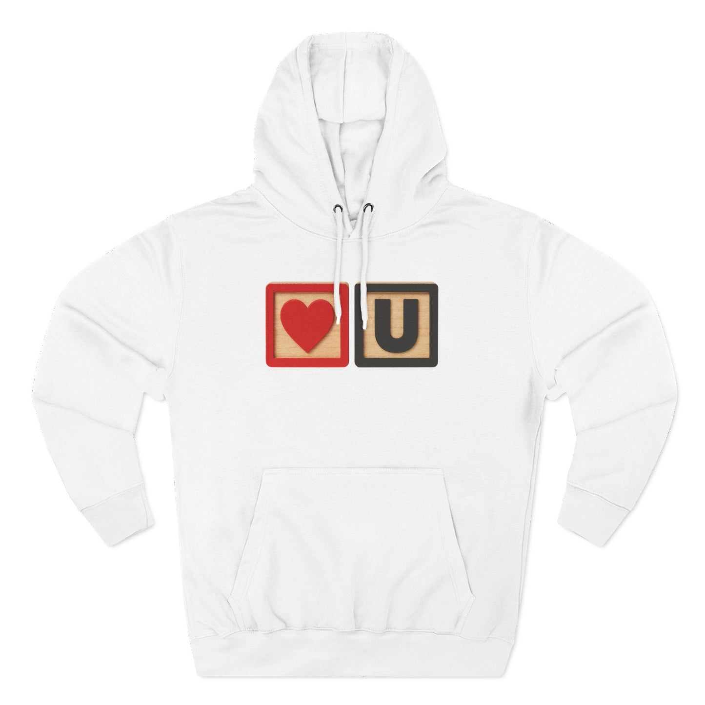 Blocked "Love You" Hoodie