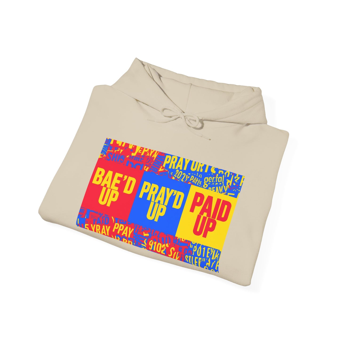 Blocked "Bae'd Up" Hoodie