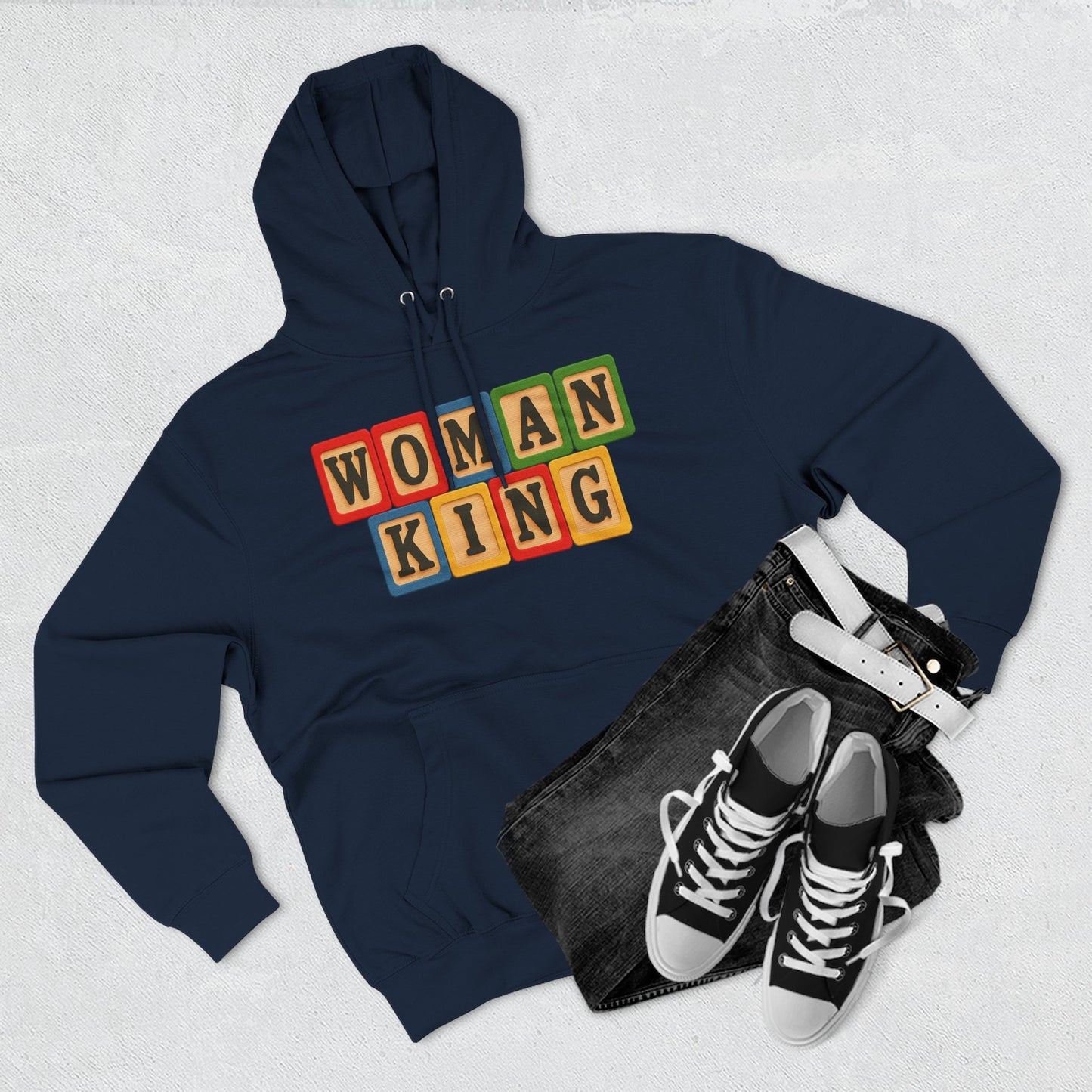 Blocked "Woman King" Hoodie