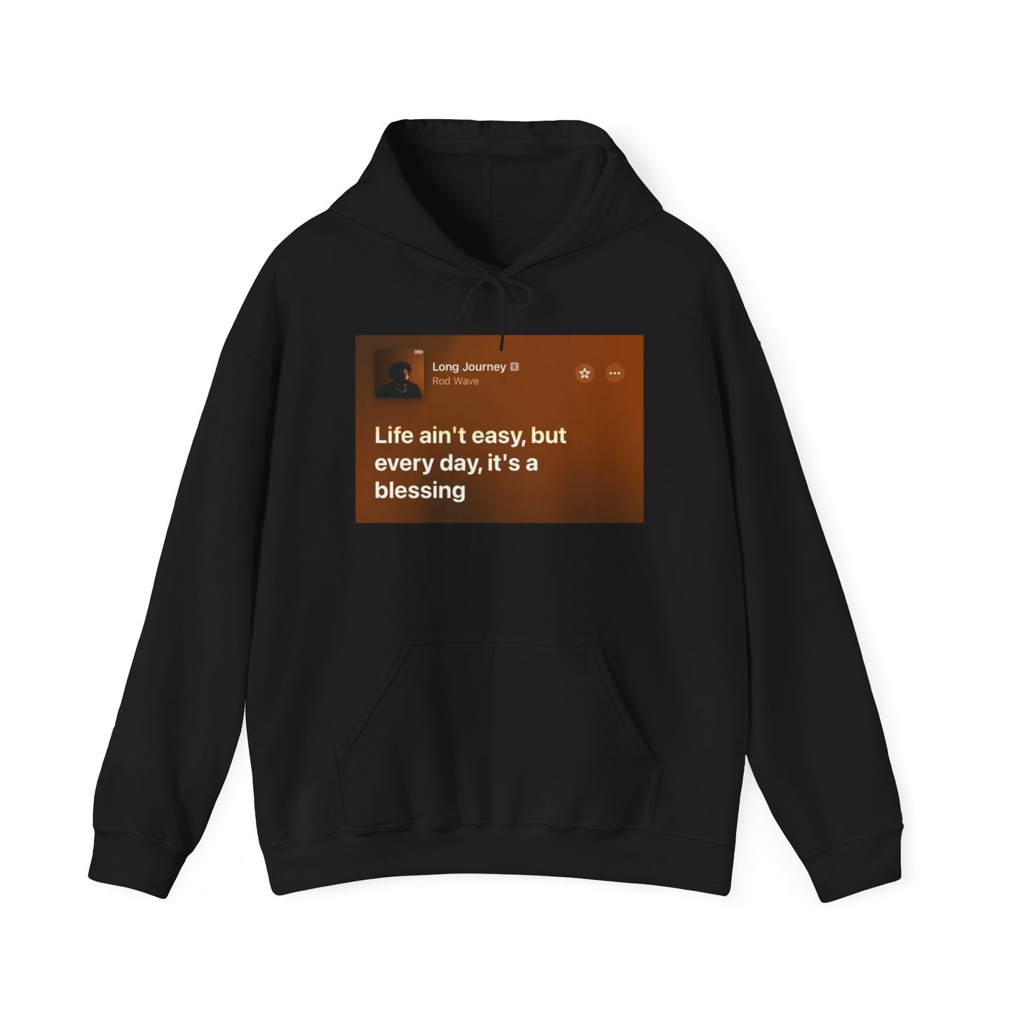 Blocked "Life" Hoodie
