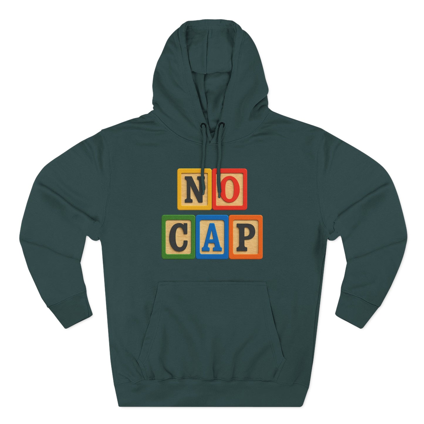 Blocked "No Cap" Hoodie