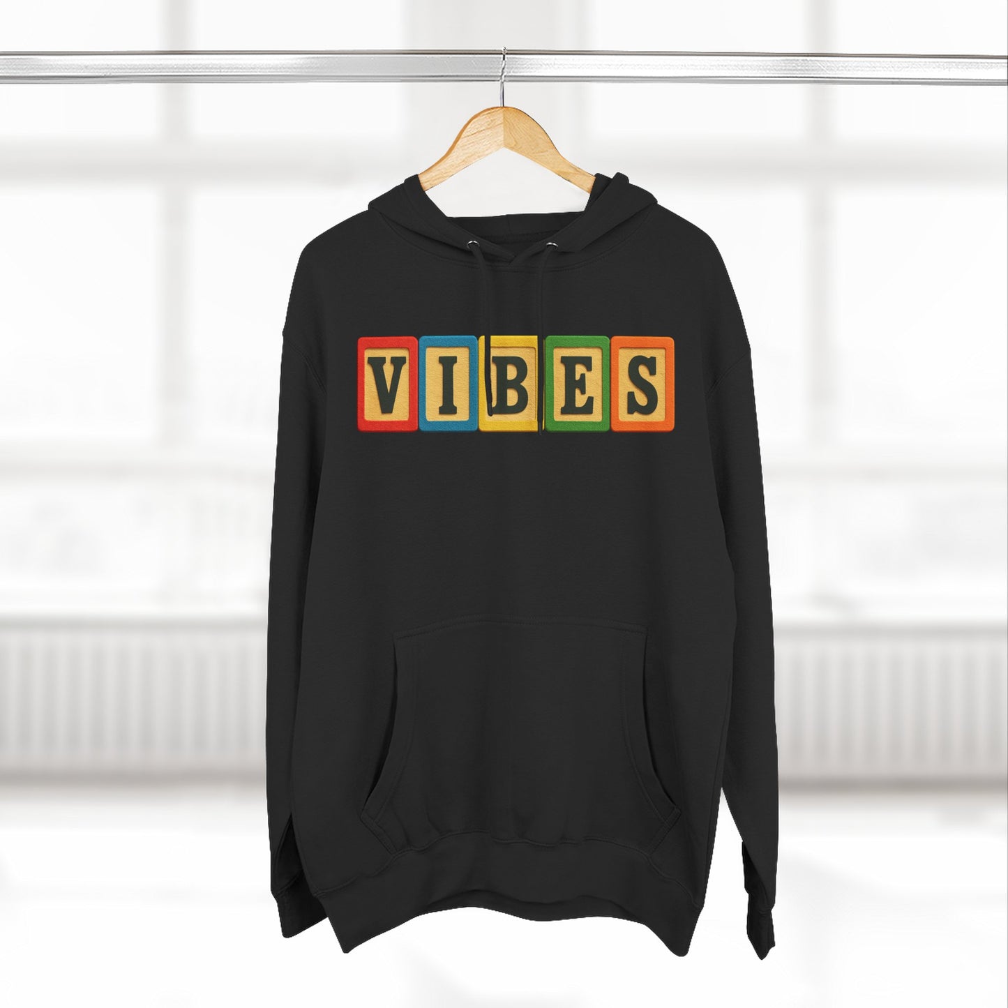Blocked "VIBES" Hoodie