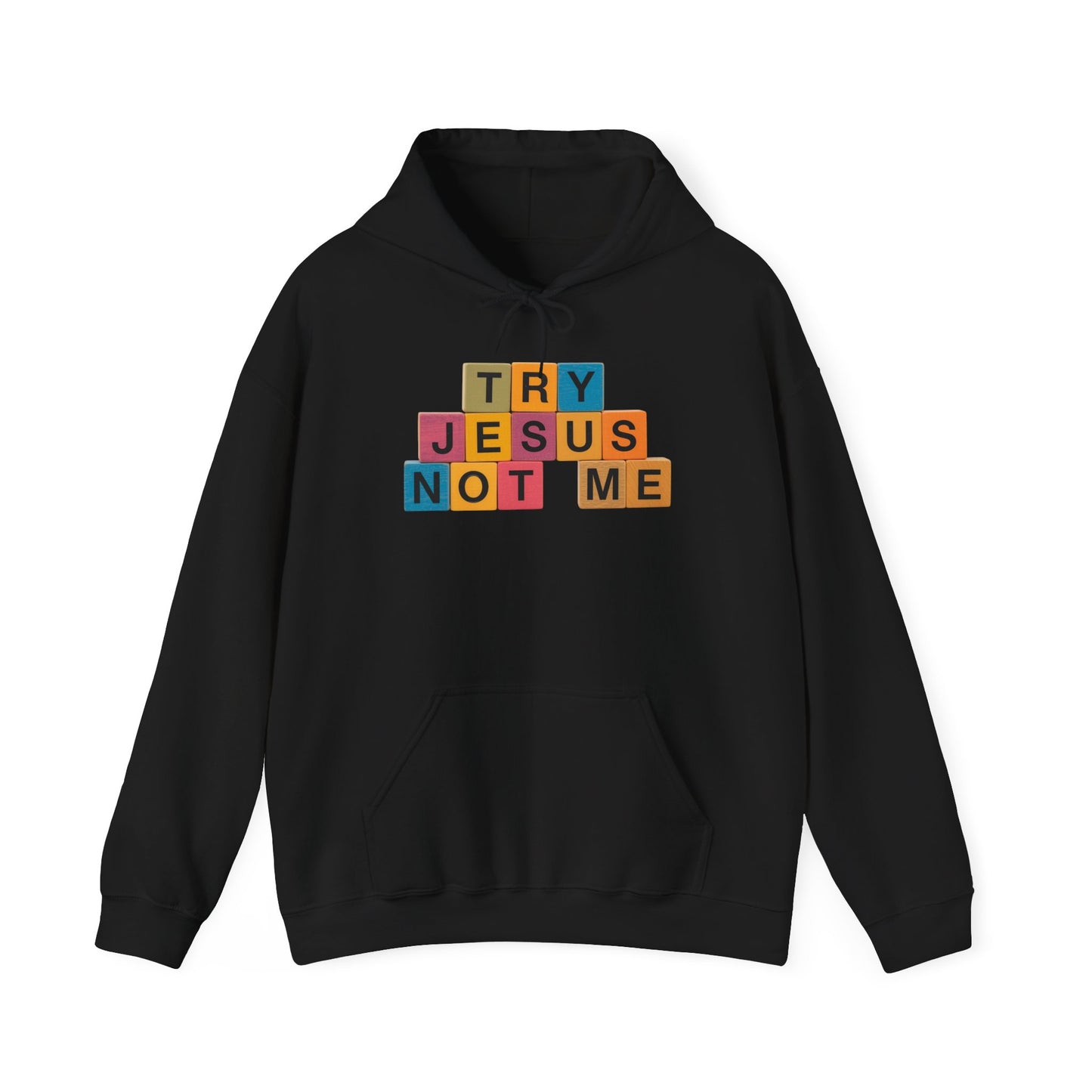 Blocked "Try Jesus" Hoodie