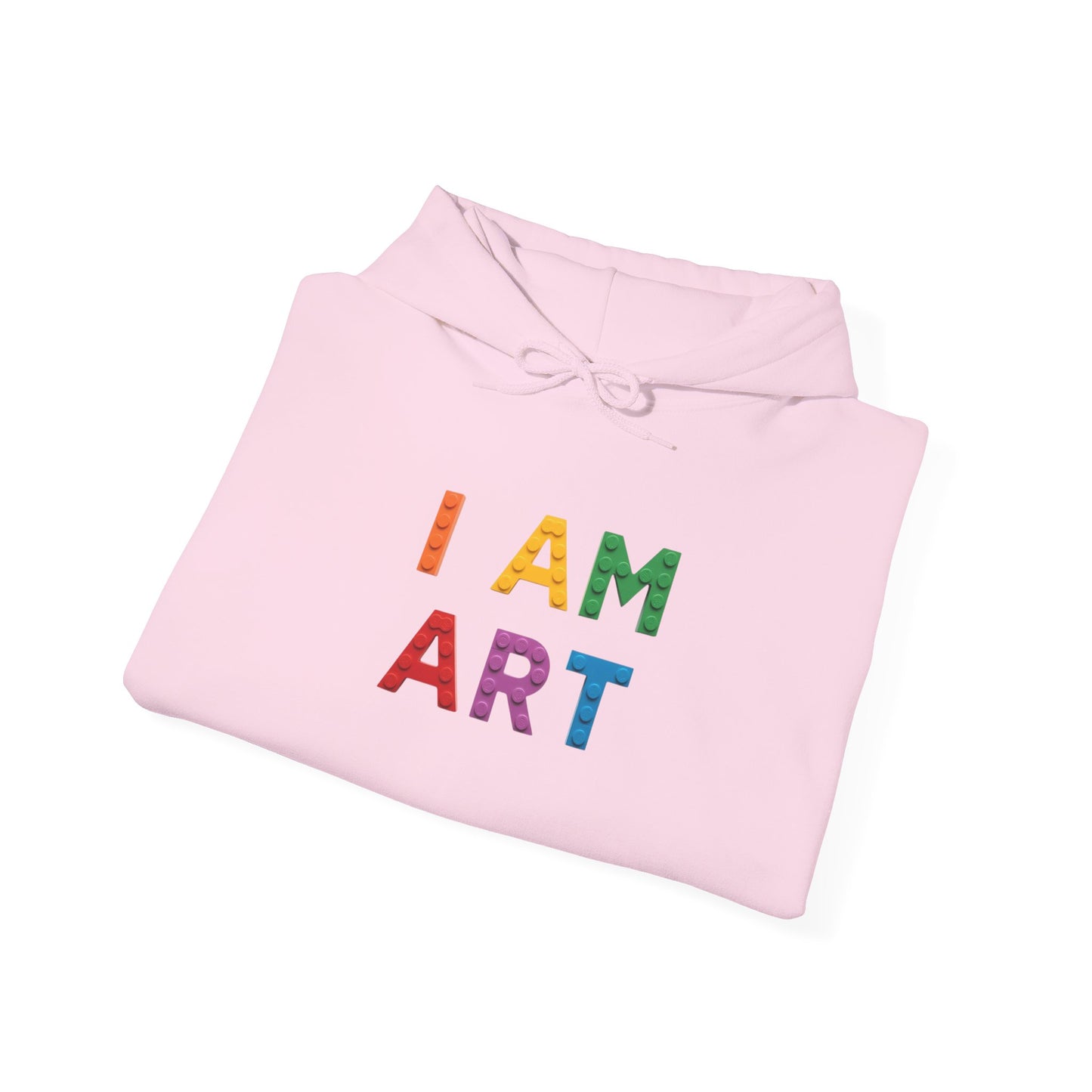 Blocked "I am Art" Hoodie