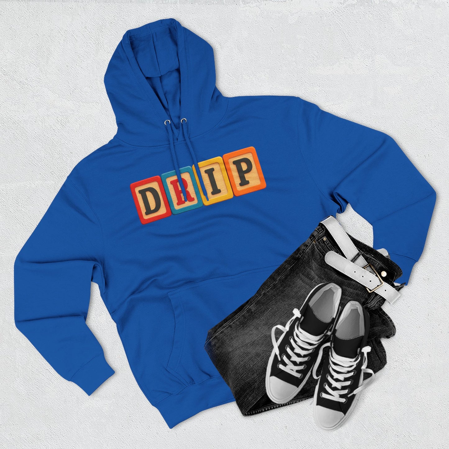 Blocked "DRIP" Hoodie