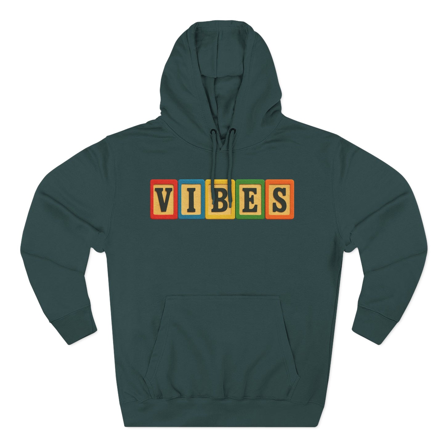 Blocked "VIBES" Hoodie