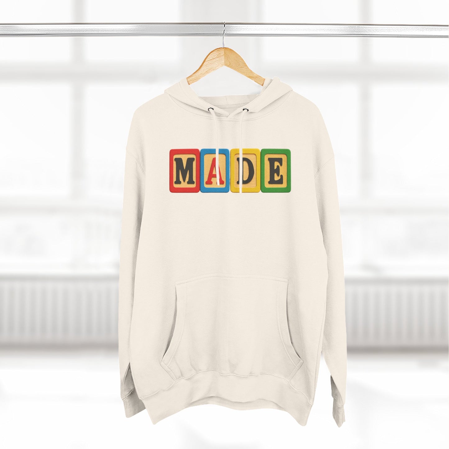 Blocked "Made" Hoodie