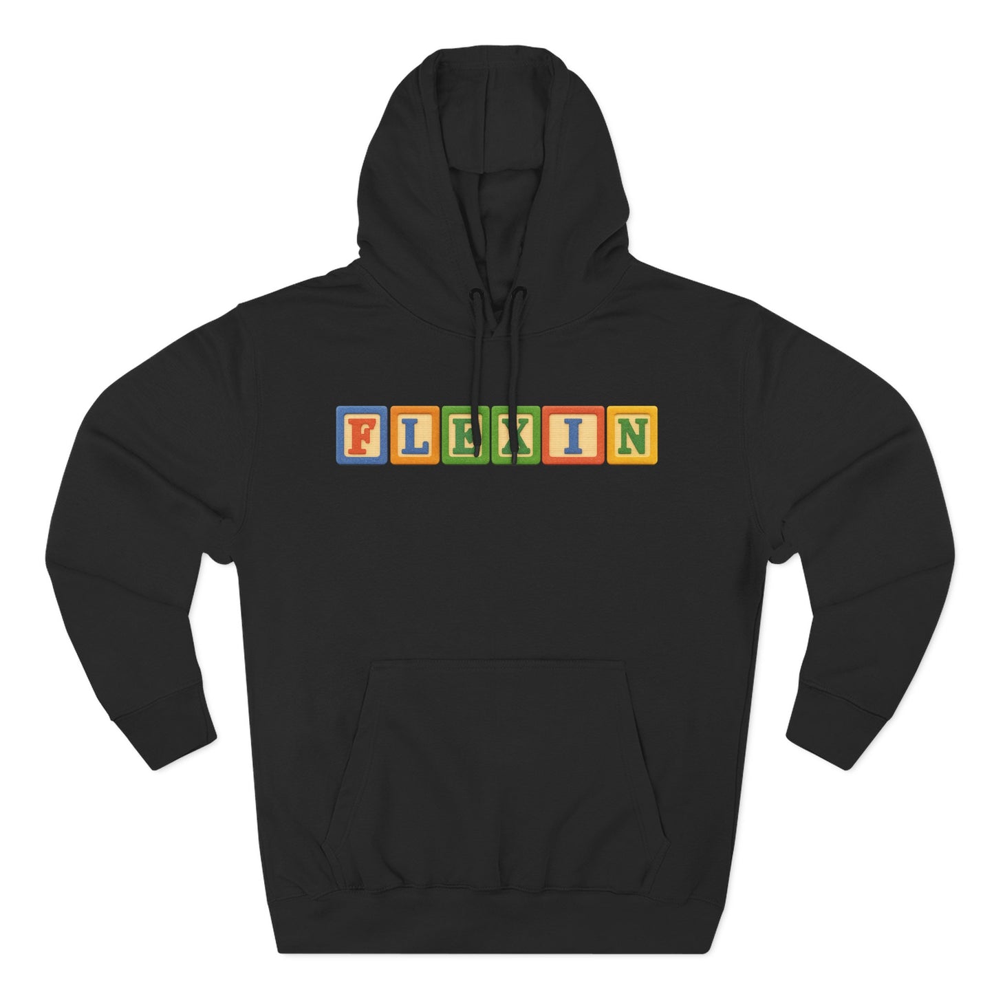 Blocked "Flexin" Hoodie