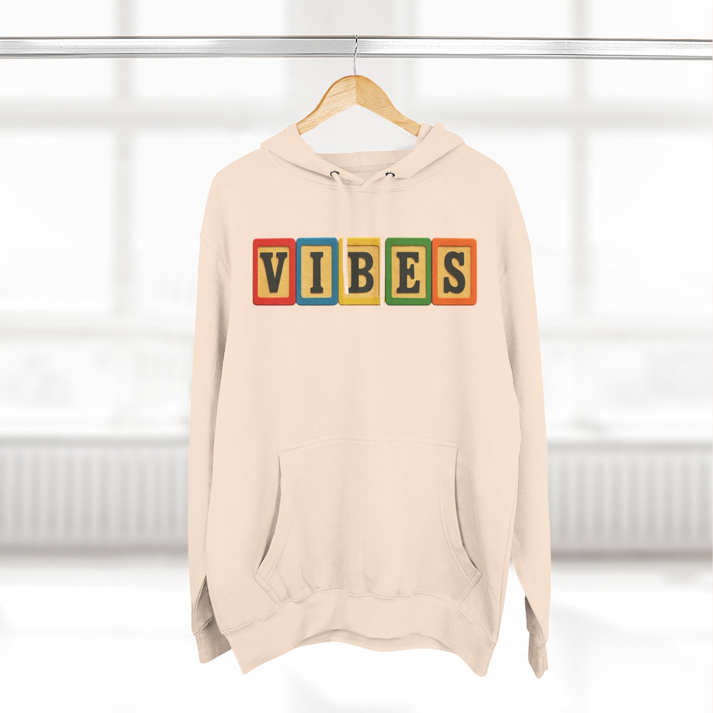 Blocked "VIBES" Hoodie