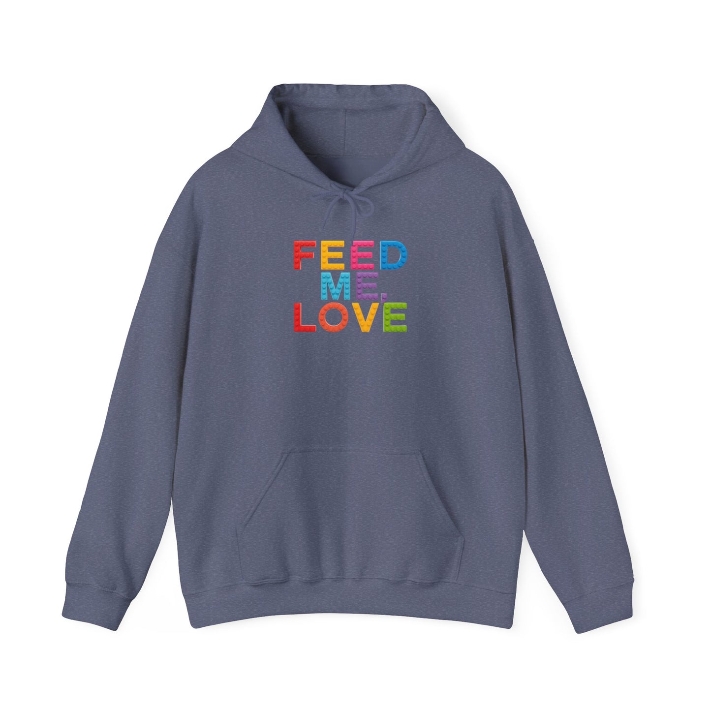 Blocked "Feed Me, Love" Hoodie