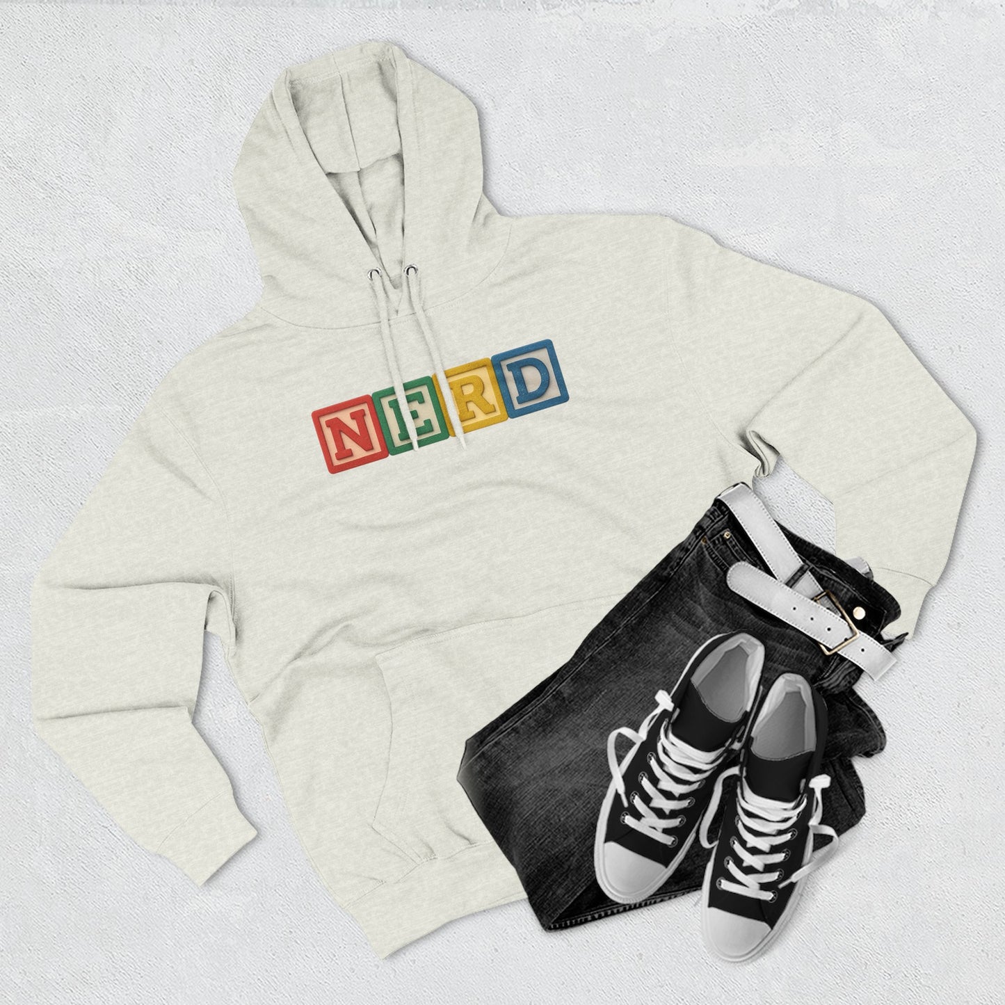 Blocked "NERD" Hoodie