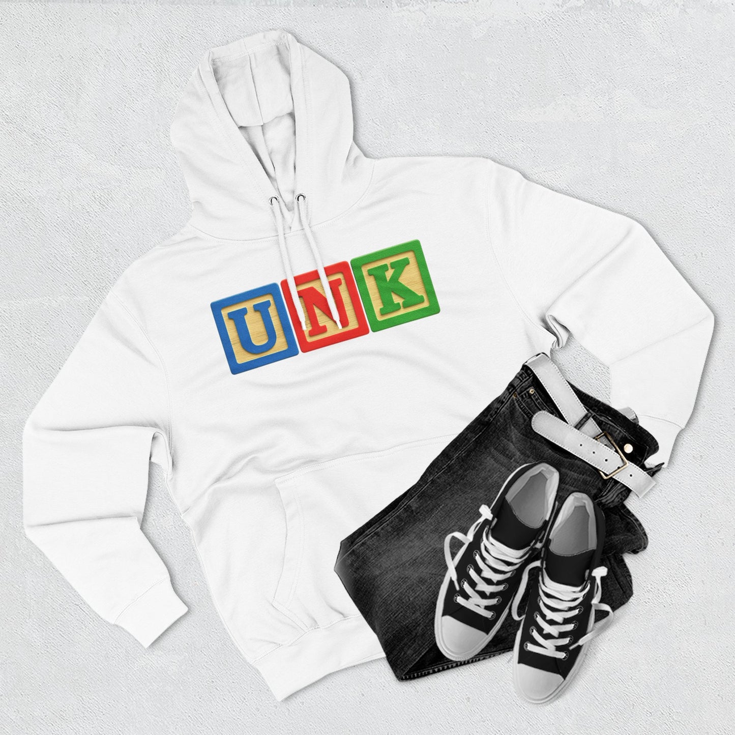 Blocked "Unk" Hoodie
